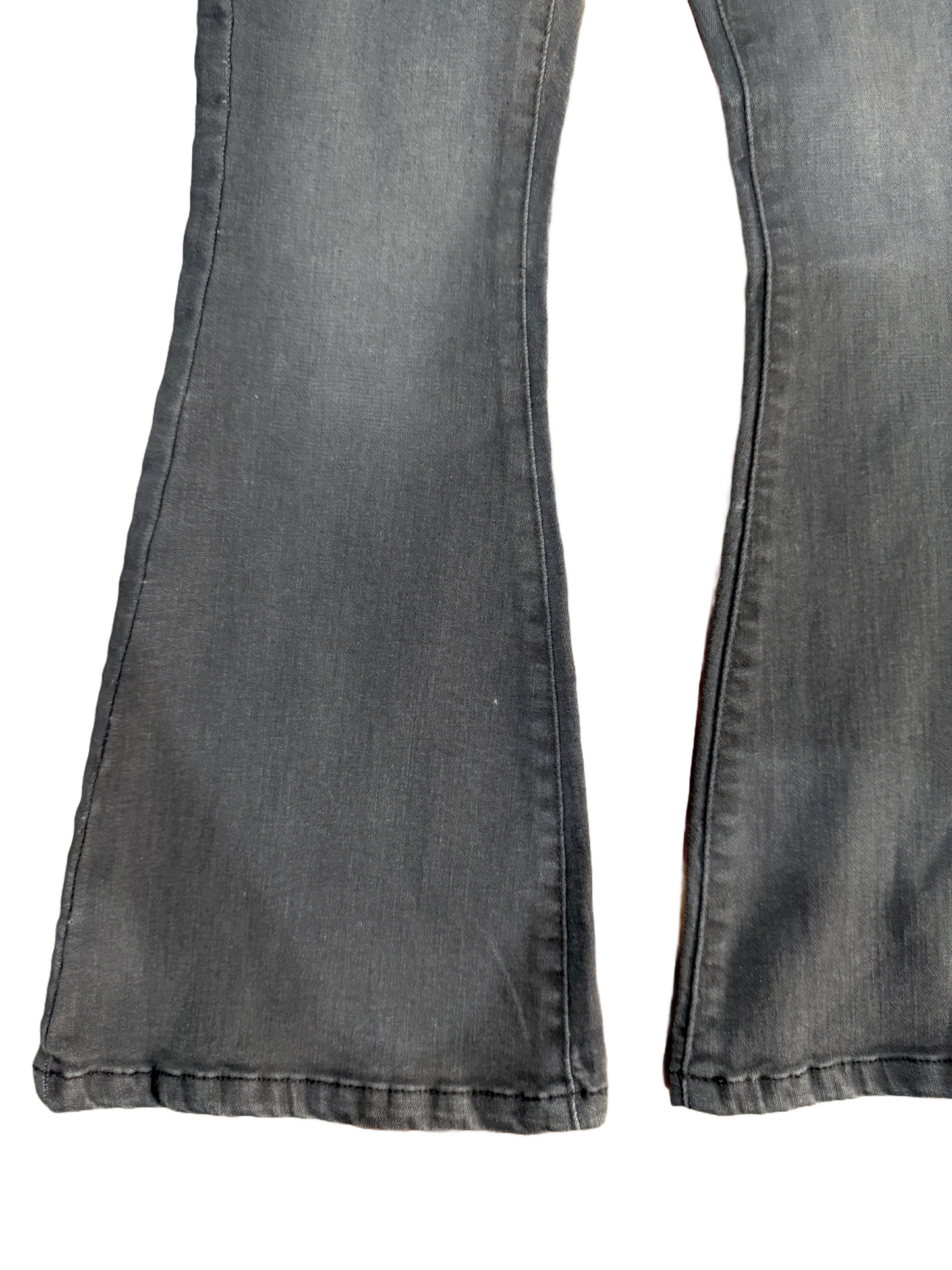Bootcut Black Denim Pants for Teenage Girls