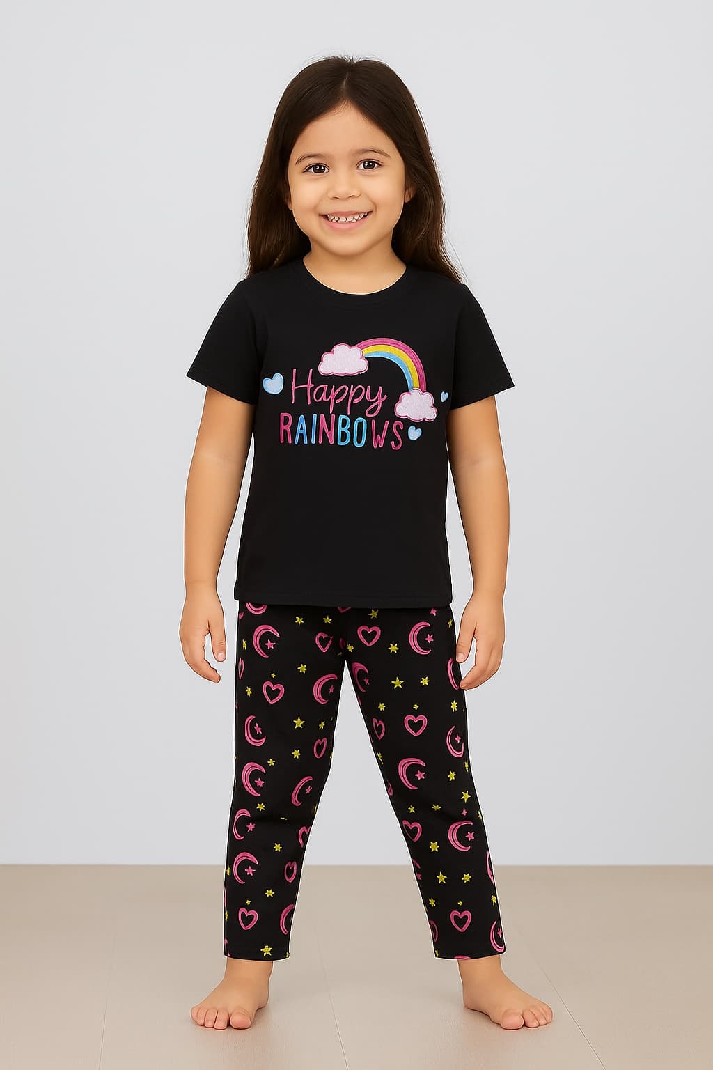 "Happy Rainbows" Kids' Pajama Set