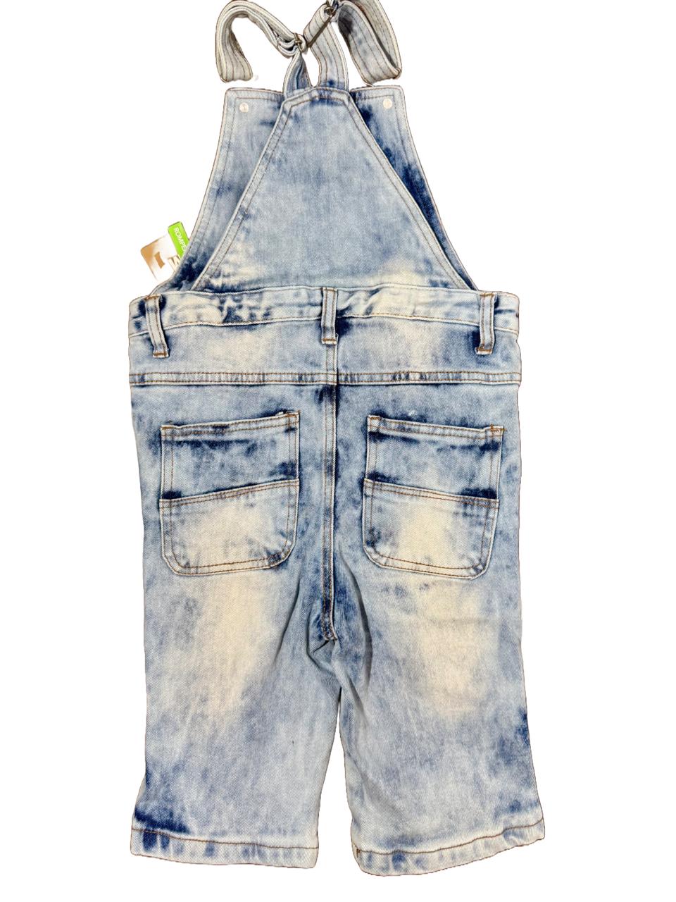 Unisex Denim Dungaree with Long Shorts