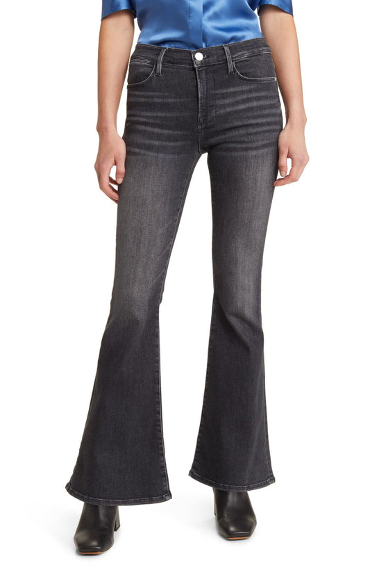 Bootcut Black Denim Pants for Teenage Girls