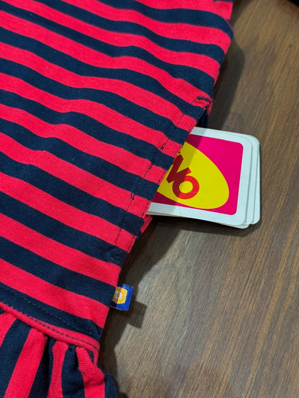 Red Striped Polo Frock – Stylish Functional