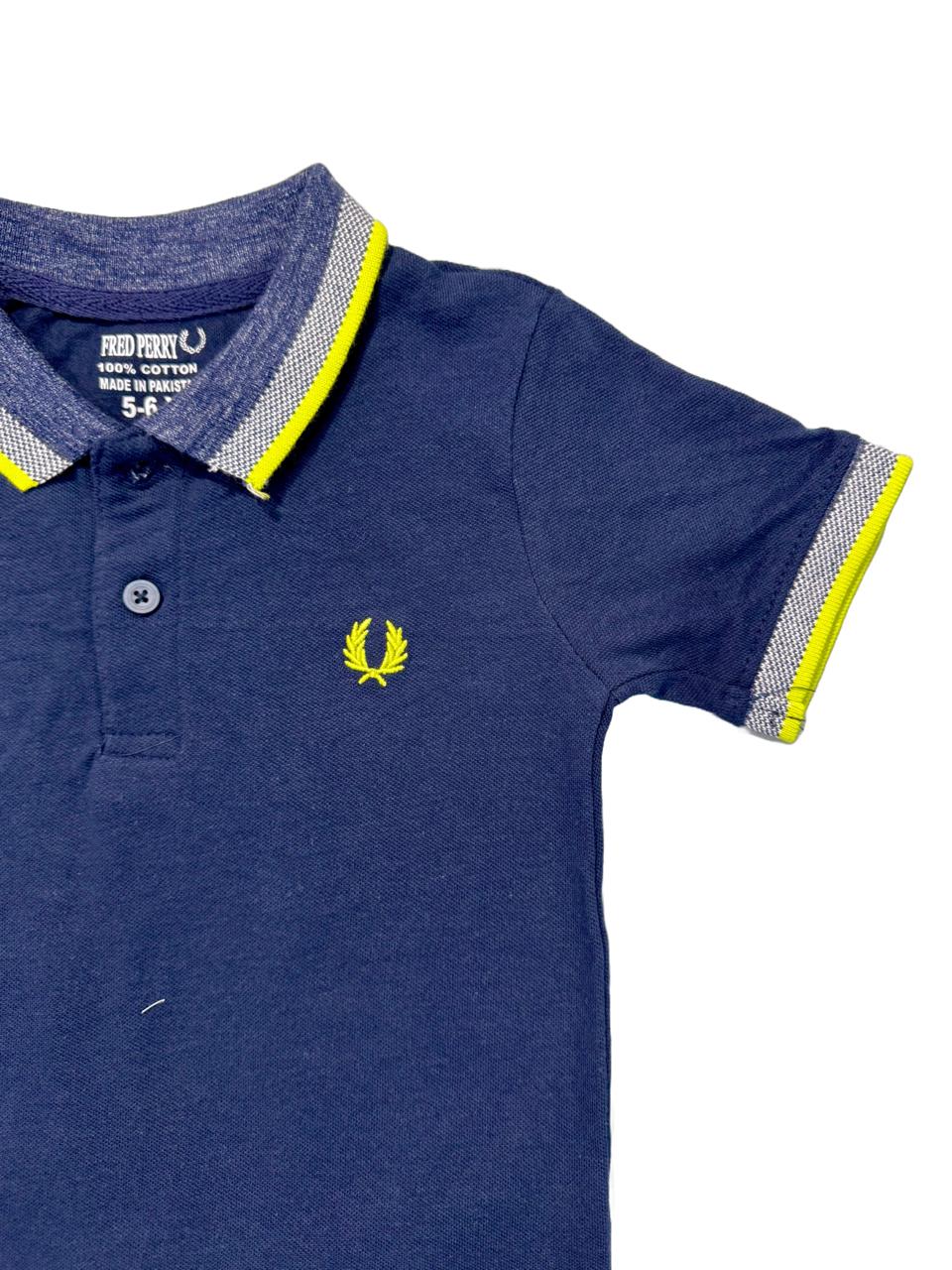 Polo Shirt with Contrast Trim – Ages 2–6