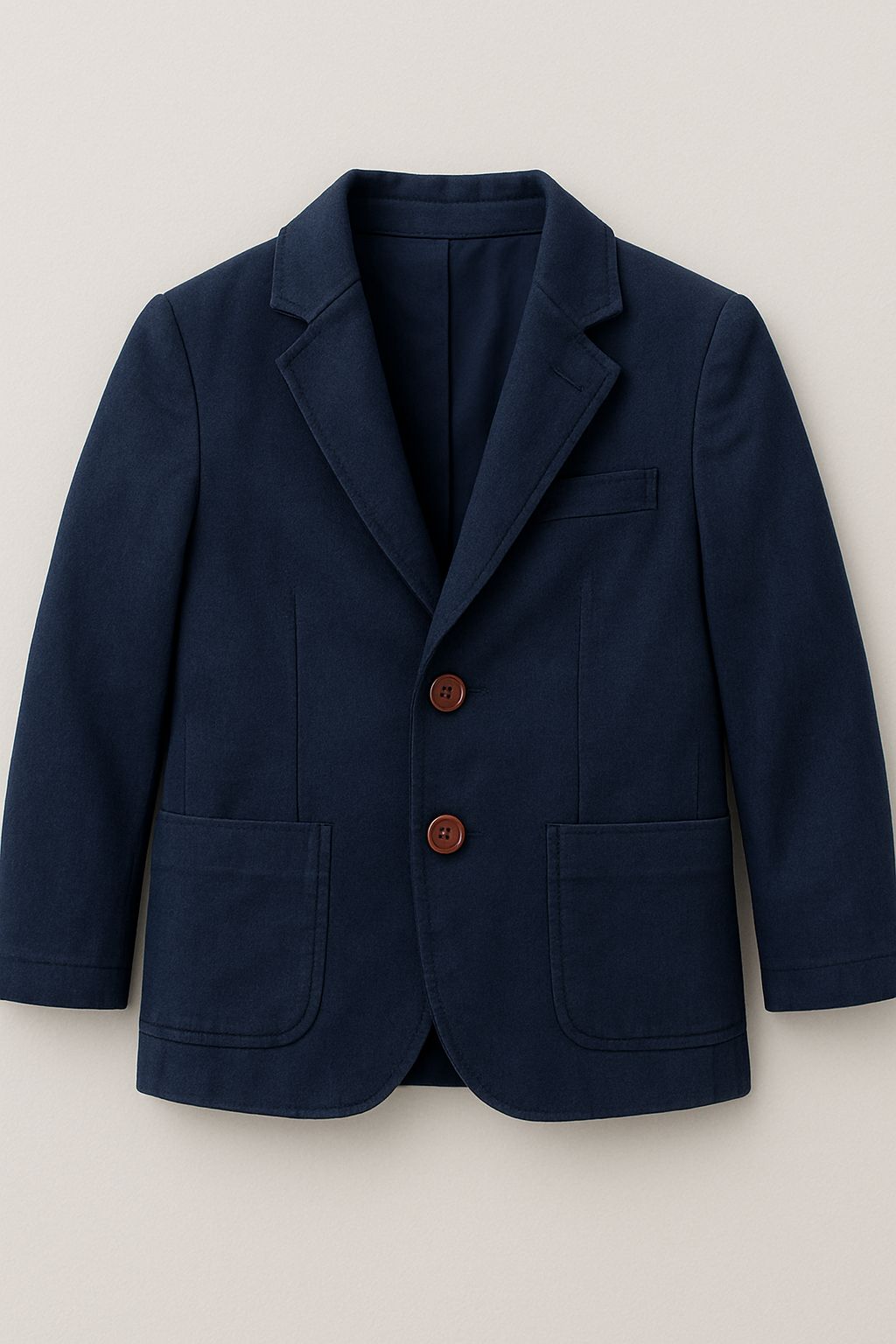 Kids Navy Blue Cotton Blazer | Boys & Girls Formal Wear
