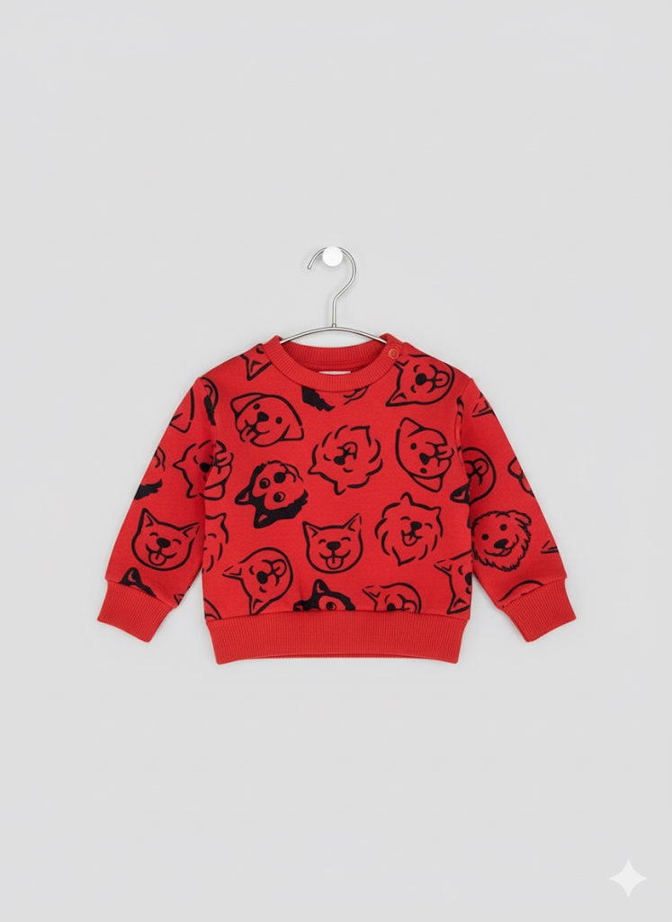 Fleece Sweatshirt – Soft, Warm & Easy to Wear 🧸