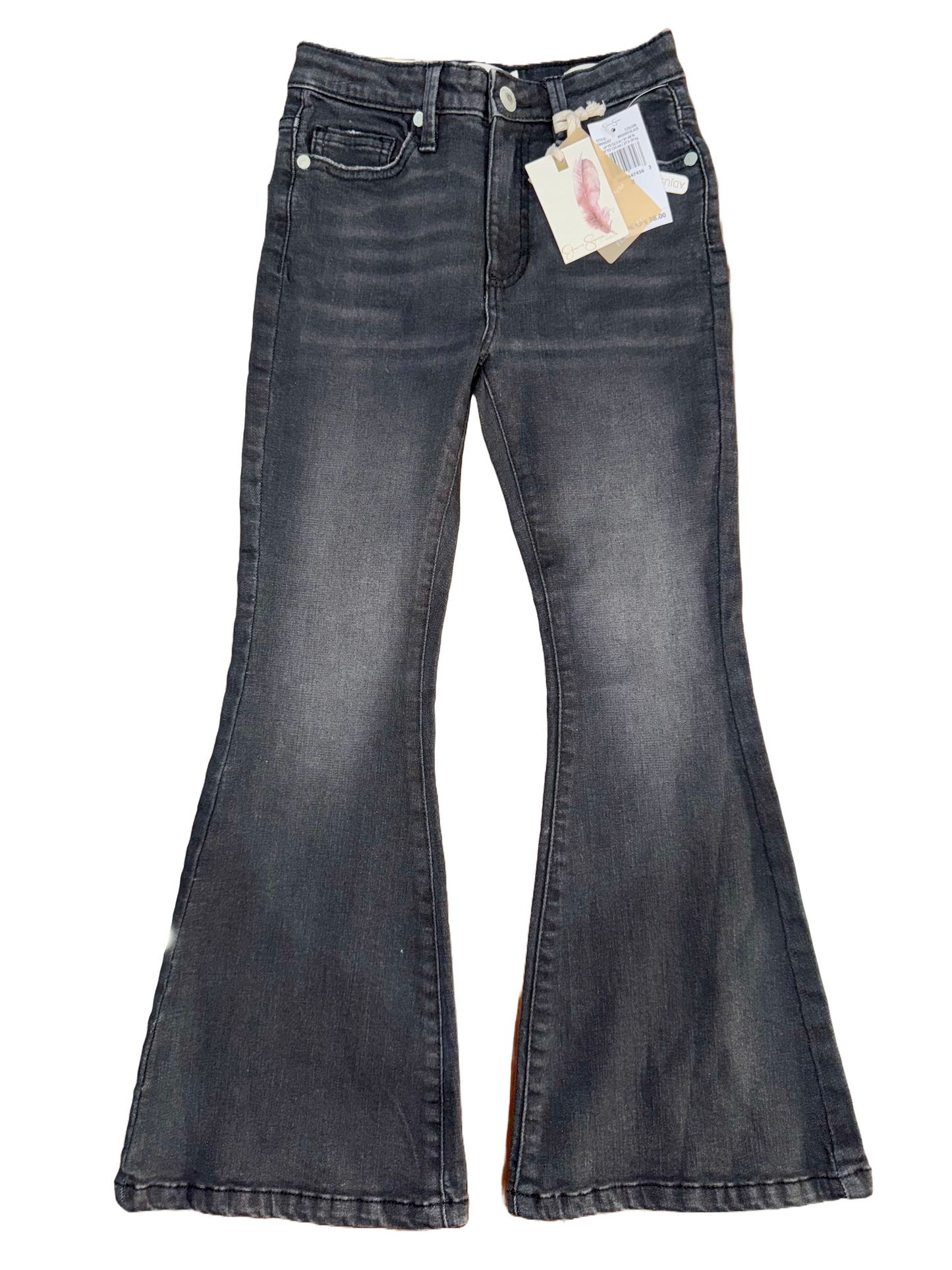 Bootcut Black Denim Pants for Teenage Girls