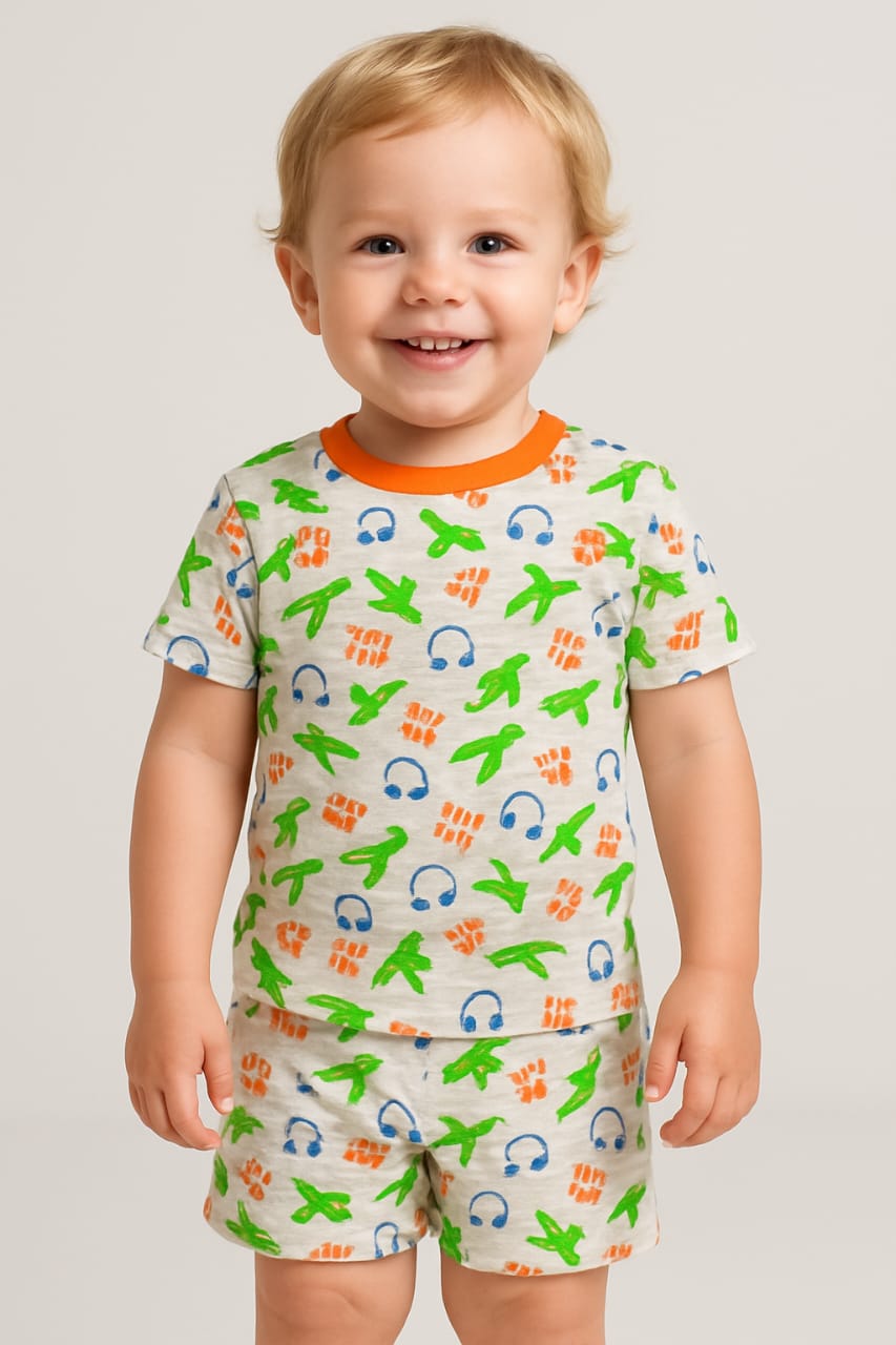 Boys’ Summer Set – Playful Print