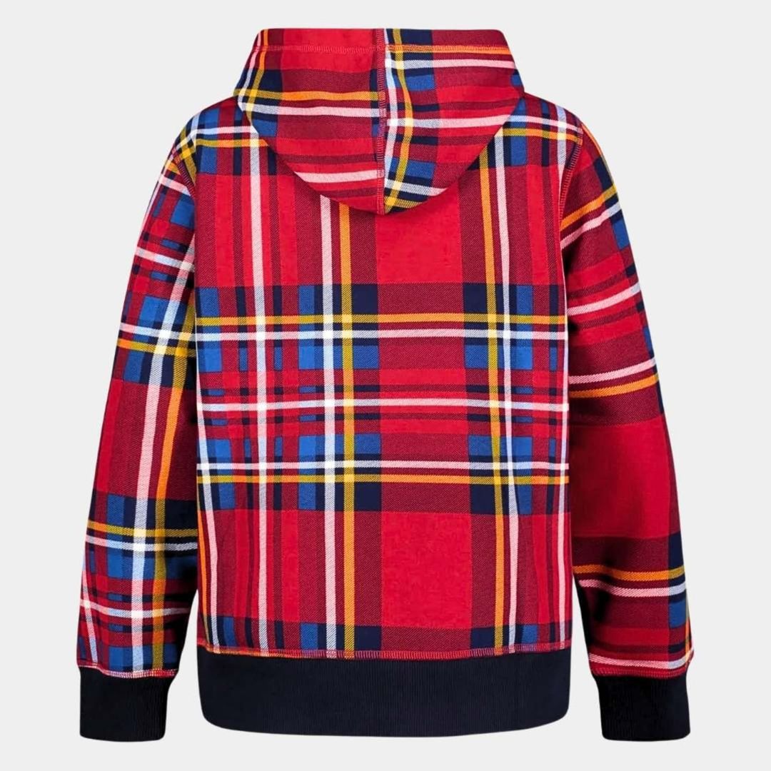 CHECK HOODED TRACKSUIT