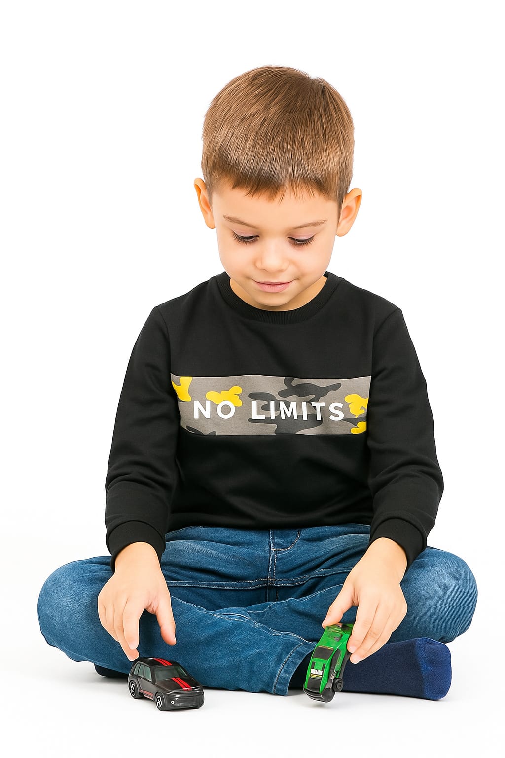 Boys’ Black Sweatshirt Minoti