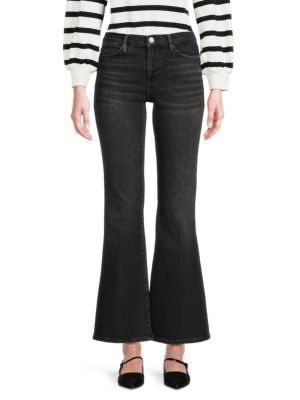Bootcut Black Denim Pants for Teenage Girls