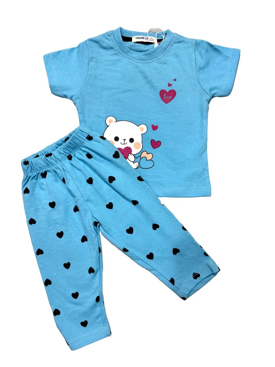 Hearts Cotton Co-Ord Set for Toddlers