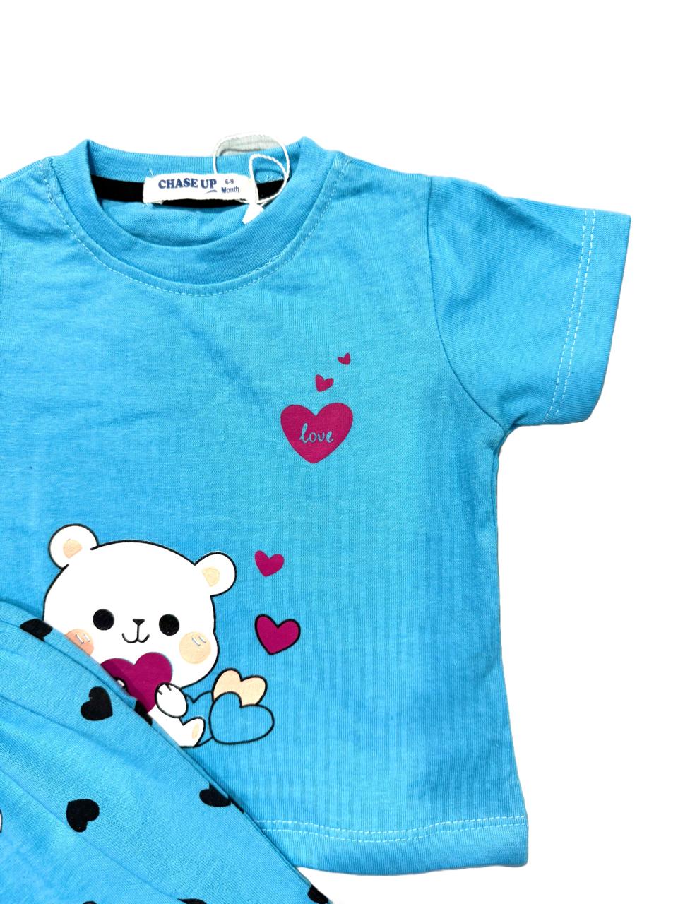 Hearts Cotton Co-Ord Set for Toddlers