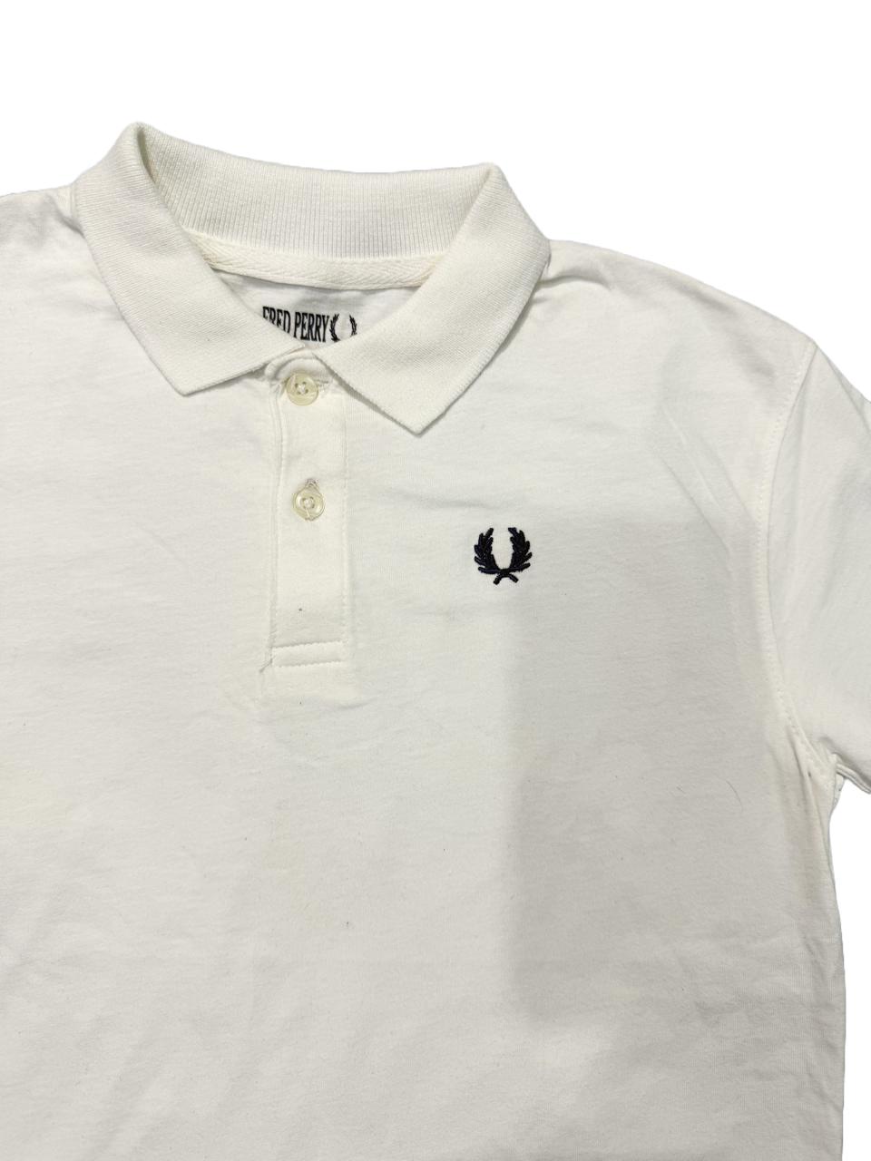 White Cotton Polo Shirt – Boys