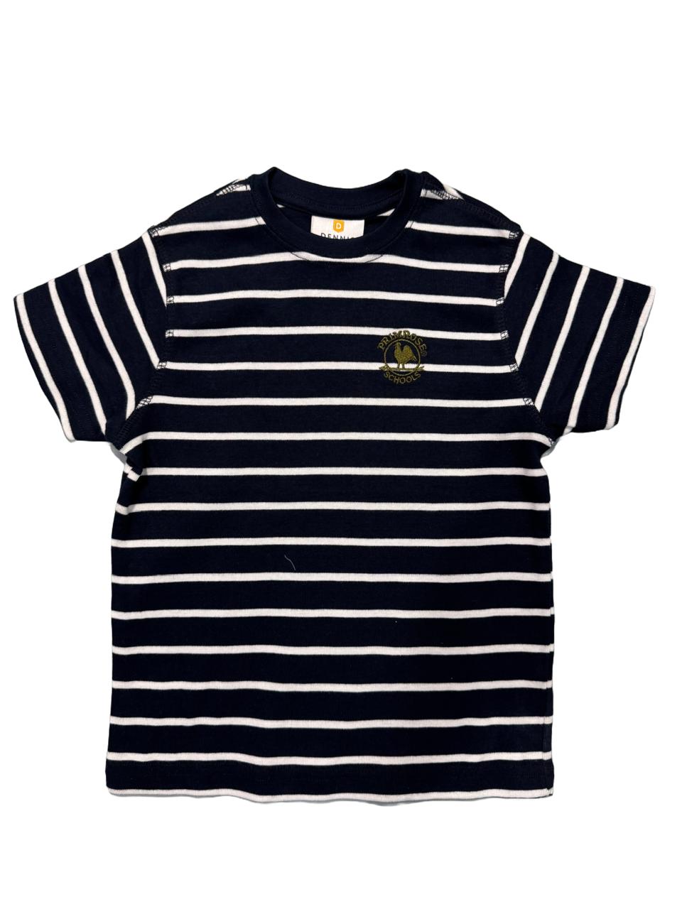 Classic Navy Striped T-Shirt Semi-Formal
