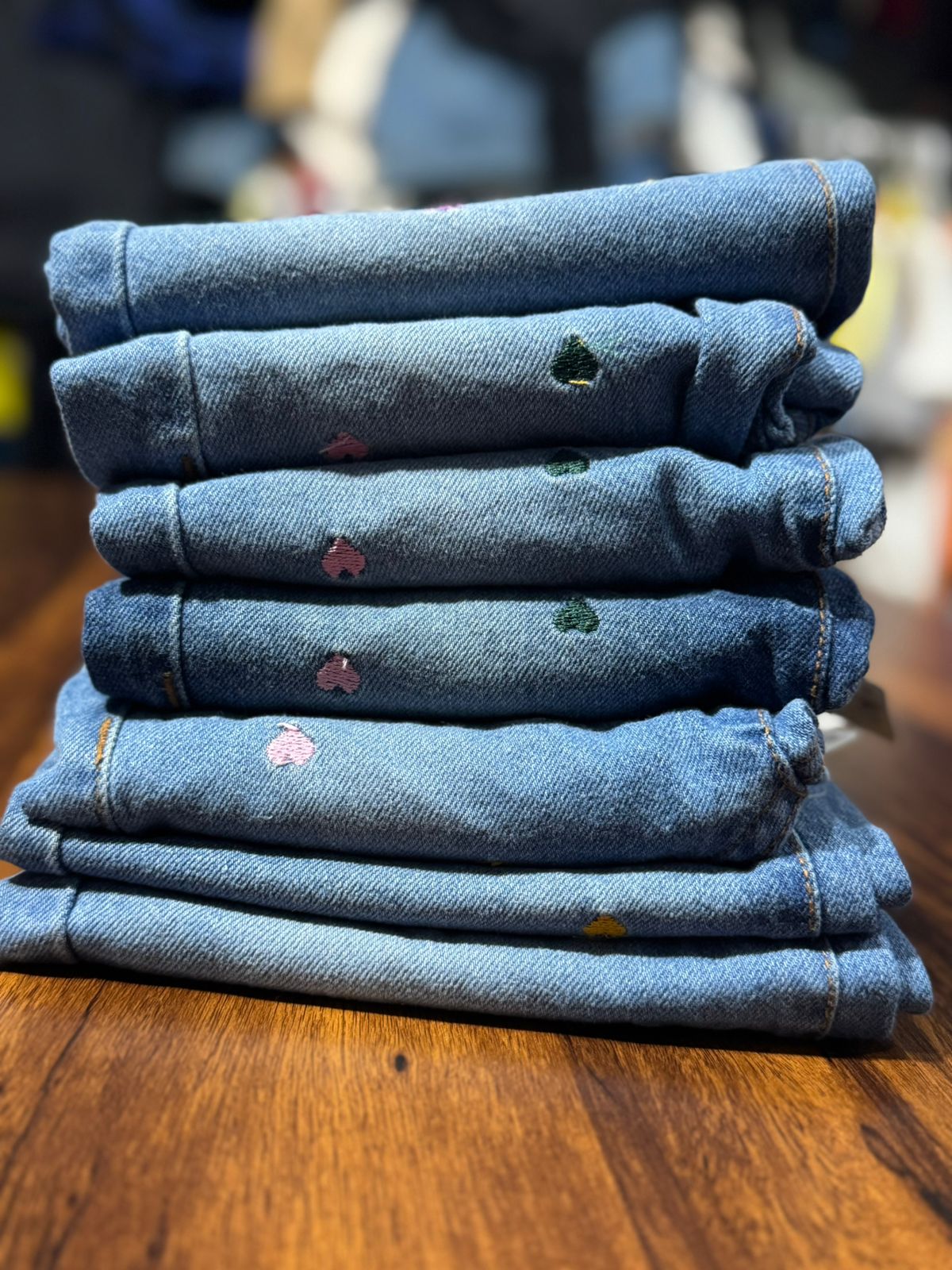 Baby Girls Wide Leg Pant Embroidered