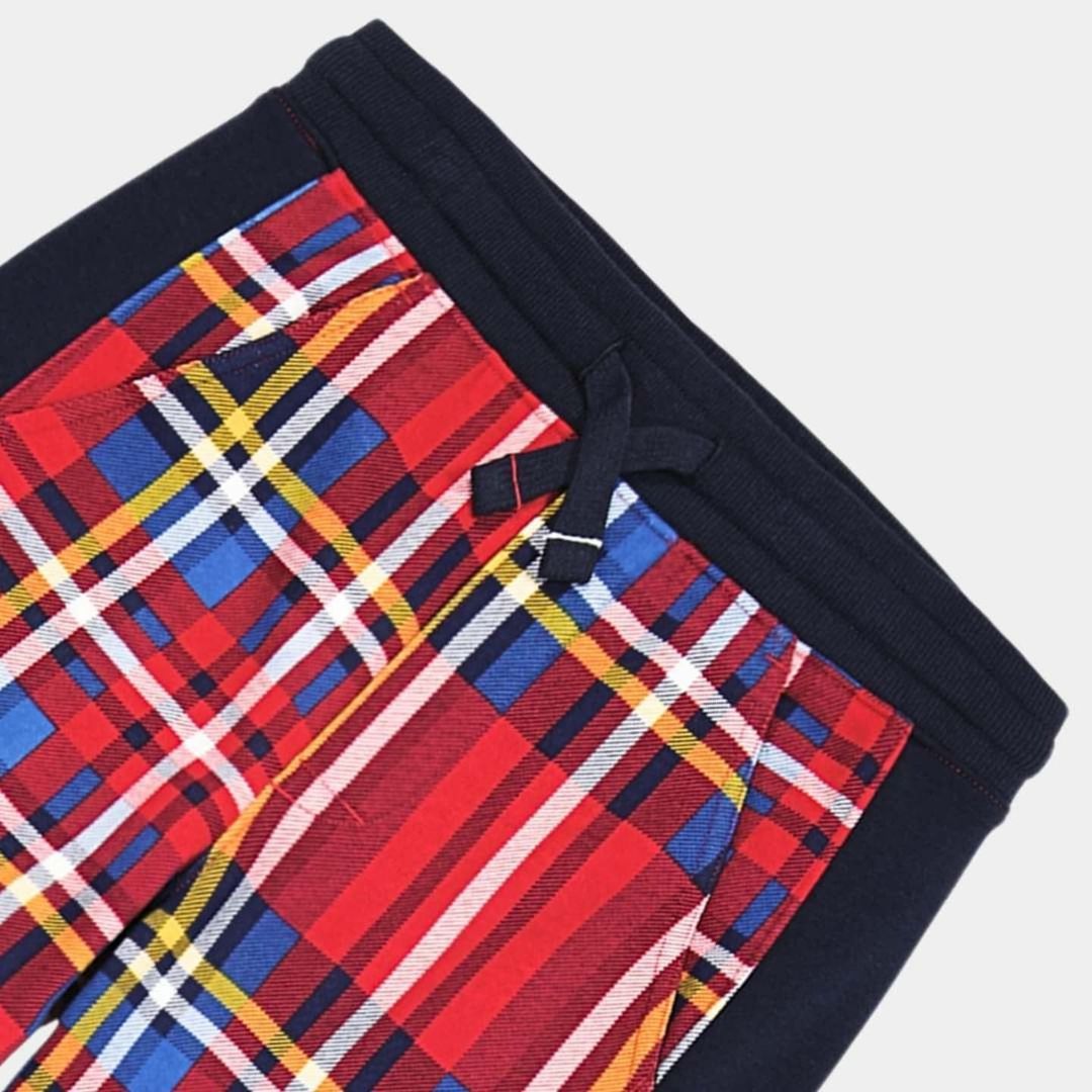 CHECK HOODED TRACKSUIT