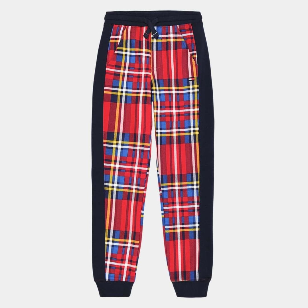 CHECK HOODED TRACKSUIT